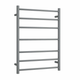 Thermorail STRAIGHT/ ROUND 600X800X122MM 7 BAR 80 WATT GUN METAL SR44MGM