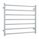 Thermorail Straight Round Stainless Ladder - 900X750X122mm 100Watts 7 Bars