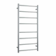 Thermorail Straight/Round 530x1120x122mm 80Watts 8 Bars - Brushed