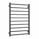 Thermorail Straight/Square 800x1160x120mm 217Watts 10 Bars - Matt Black