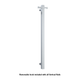 Thermogroup SQUARE VERTICAL BAR 30WATT CHROME 900 X 142 X 100MM