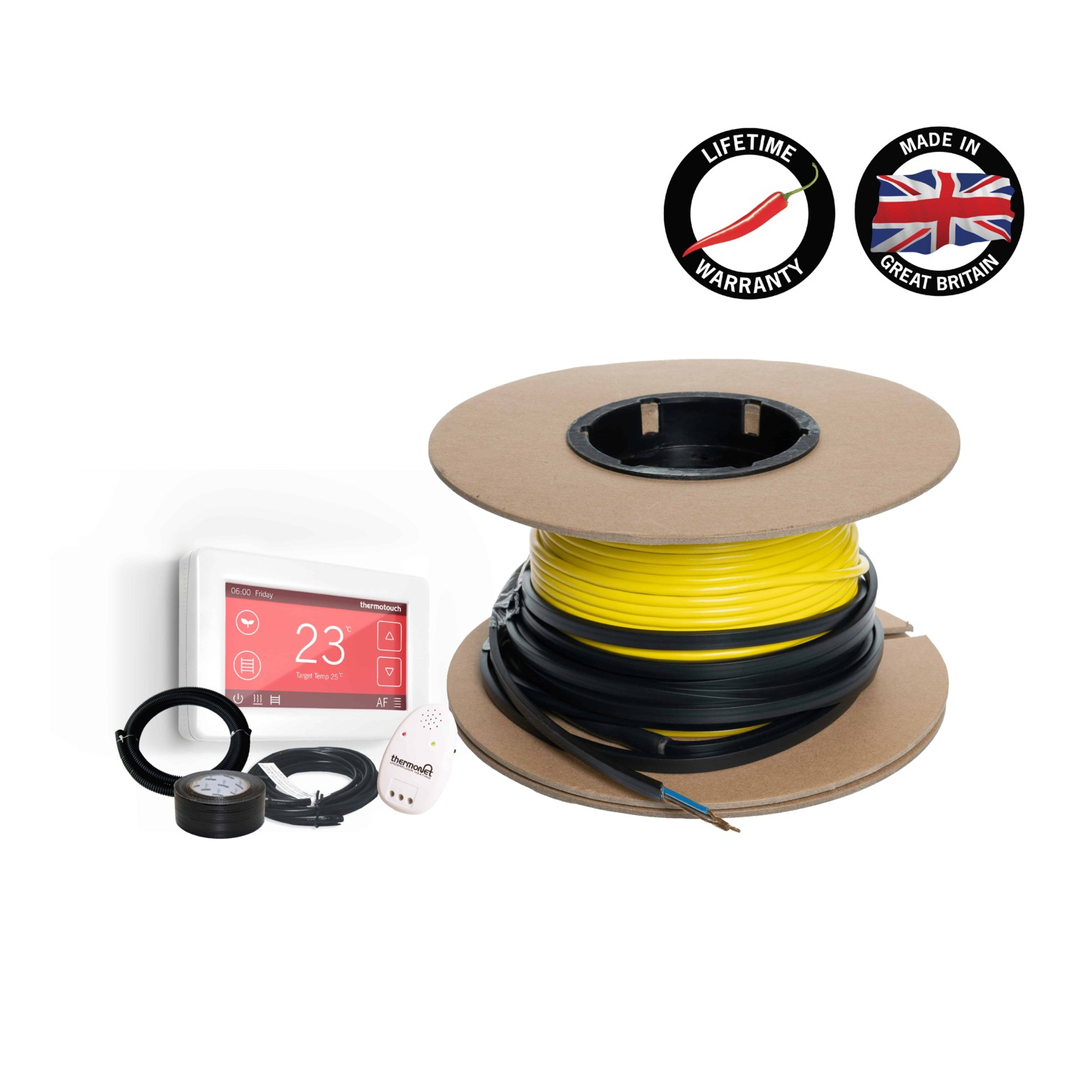 Thermowire Undertile Heating Cable Kit & 5245 Dual Thermostat