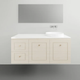 Timberline Nevada Classic WH  Vanity 1200mm Right Wg Basin Silksurface Ac Top