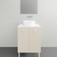 Timberline Nevada Vanity 600 Silksurface Top White Gloss A/C Basin On Legs N60Ml