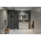 BARGO VANITY 1500MM SINGLE BOWL HAVEN POLYMARBLE TOP FLOORSTANDING(TIMBERLN