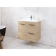 Timberline Bargo 750 Wall Hung Vanity Alpha Top Woodgrain