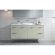 BARGO VANITY 1500MM SINGLE BOWL GRAND ACRYLIC TOP  WALL HUNG(TIMBERLN P#:B151GW)