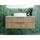Timberline Emmett Vanity 1200Mm Centre Wg Basin Silksurface Ac Top Wall Hung