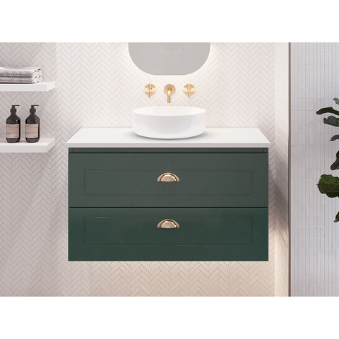 Nevada Plus Classic Wall Hung Vanity 900mm Alpha Ceramic Top