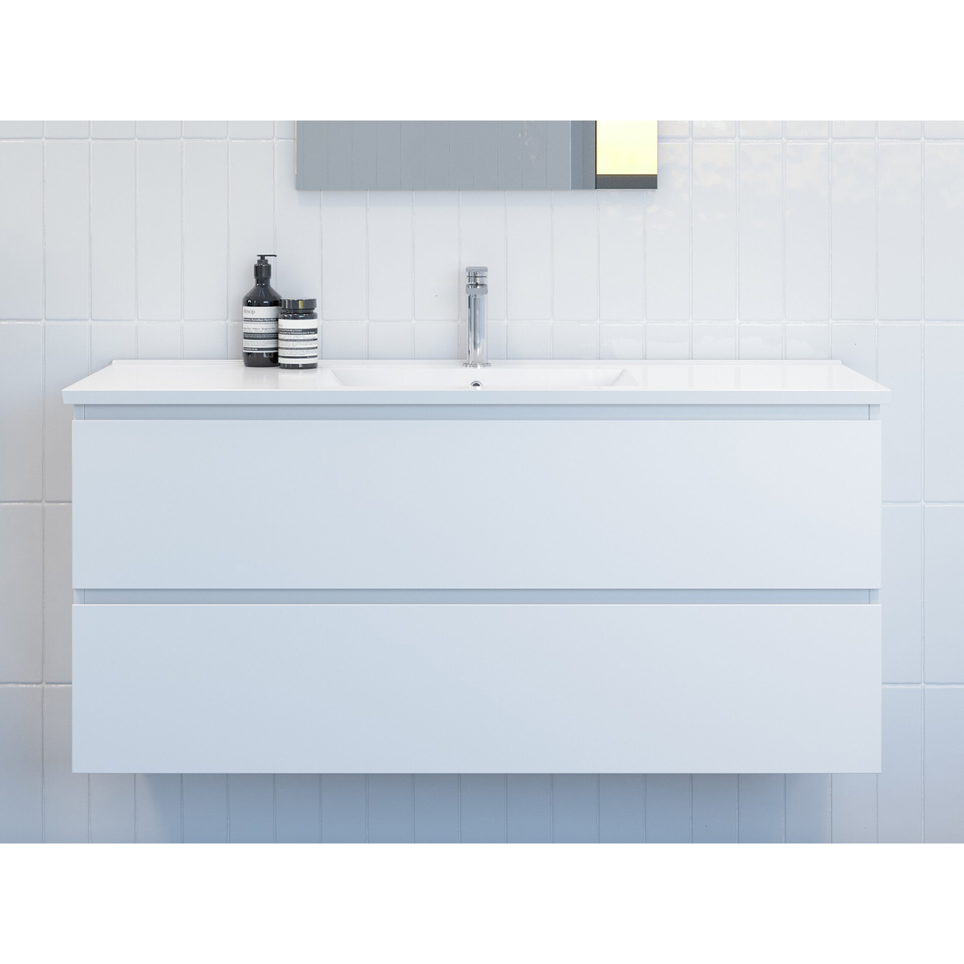 Timberline Nevada Plus Wall Hung Vanity 1200mm with Alpha Ceramic Top