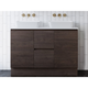 Timberline Nevada  Vanity 1200 Silksurface Top Dbl White Gloss A/C Basin