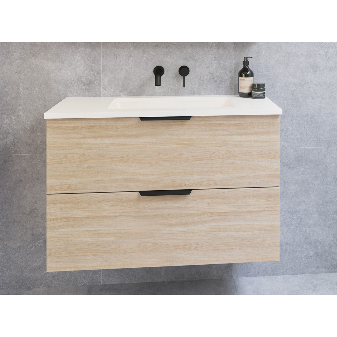 Timberline Oxbow Wall Hung Vanity 1050mm Centre Bowl