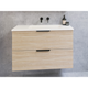 Timberline Oxbow Wall Hung Vanity 1050mm Centre Bowl