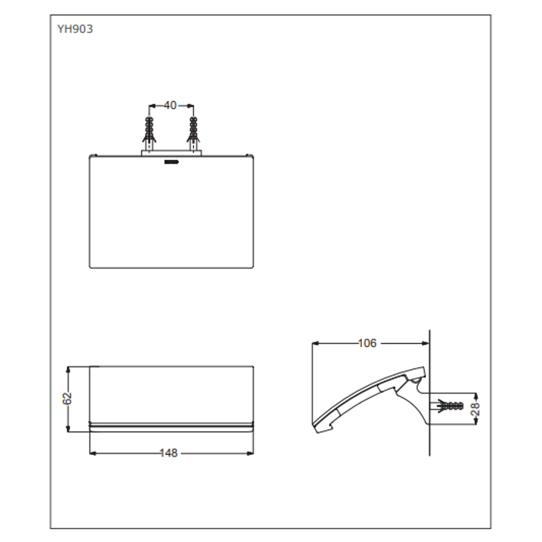 TOTO G Series Paper Holder YH903