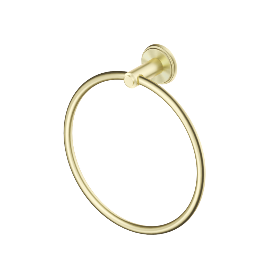 Bella Vista Mica Heritage Towel Ring French Gold