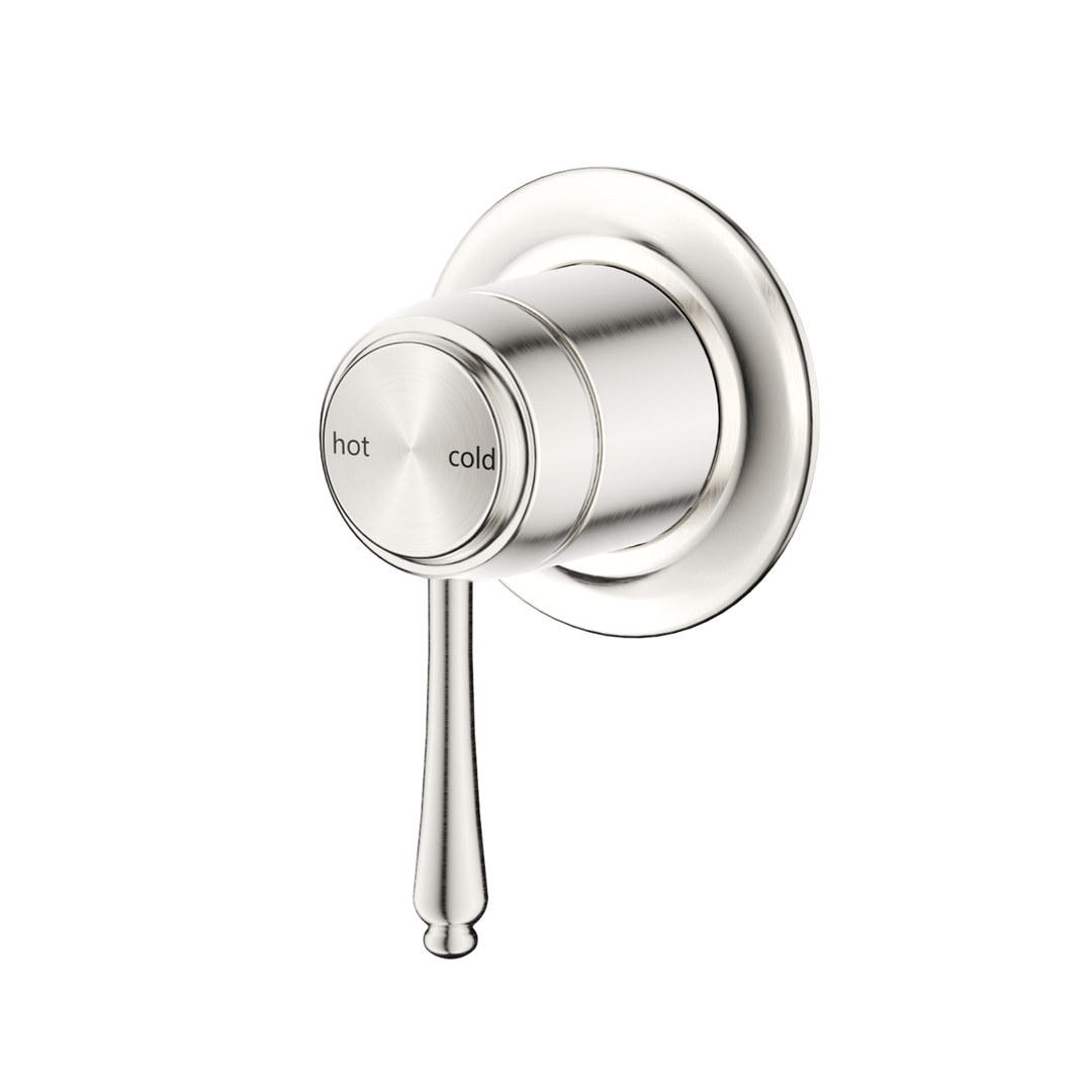Bella Vista Mica Heritage Shower Mixer - Trim Kit - Brushed Nickel