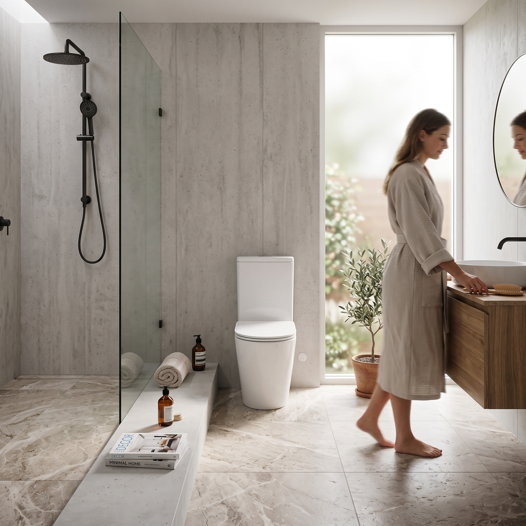 Urban II Extra Height Back To Wall Toilet Suite