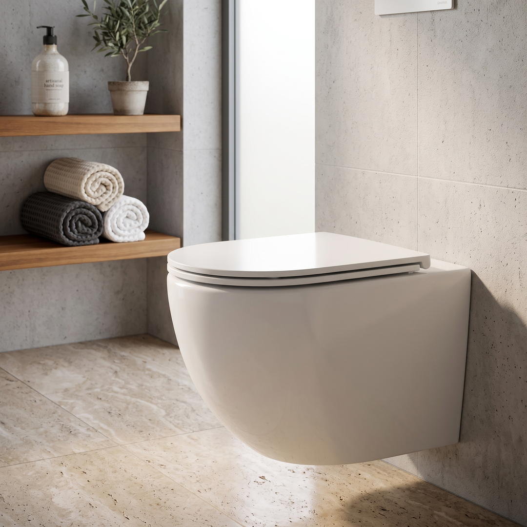 Urban II Wall-Faced Toilet Pan & Seat