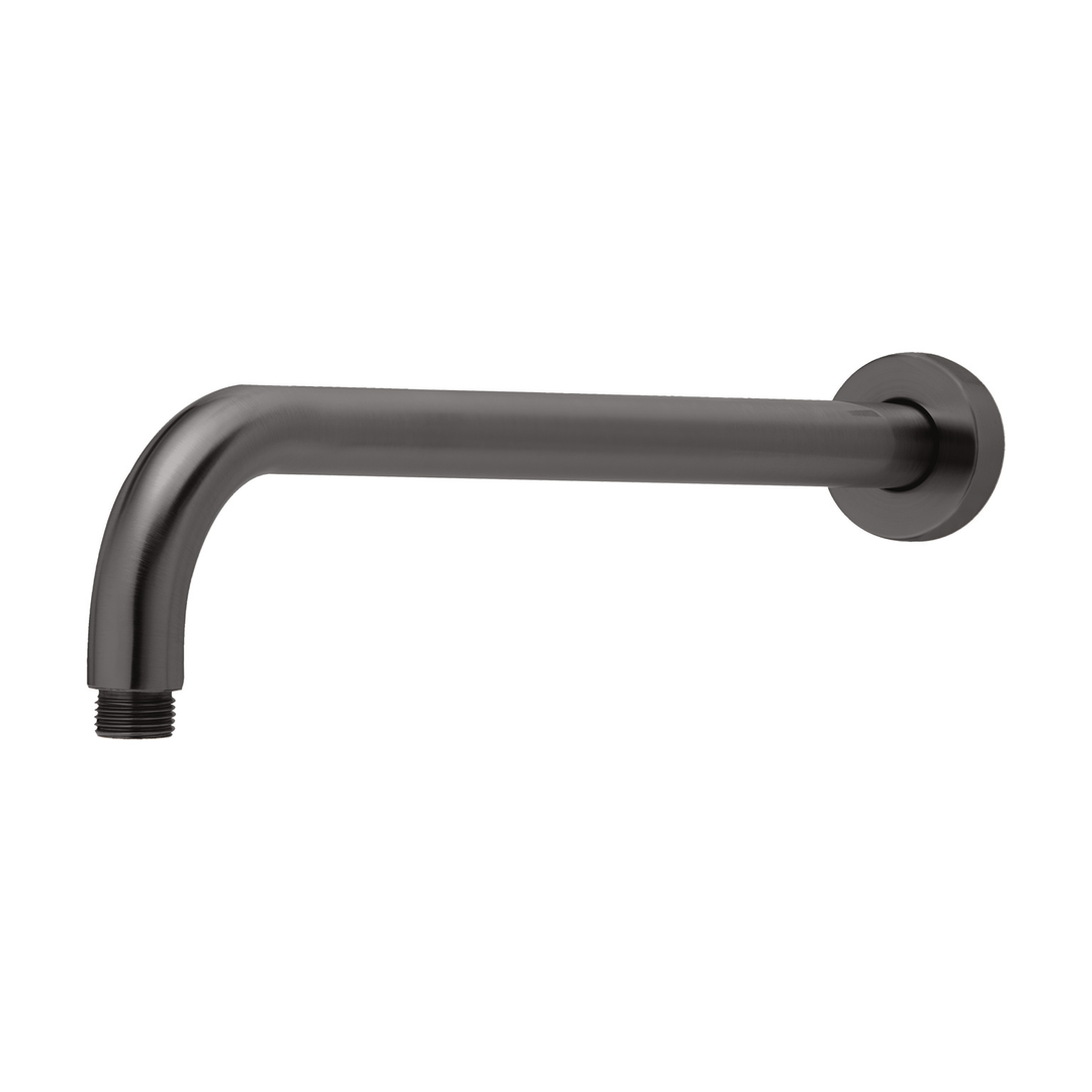 Phoenix Vivid Shower Arm Only 400Mm Rnd Brushed Carbon