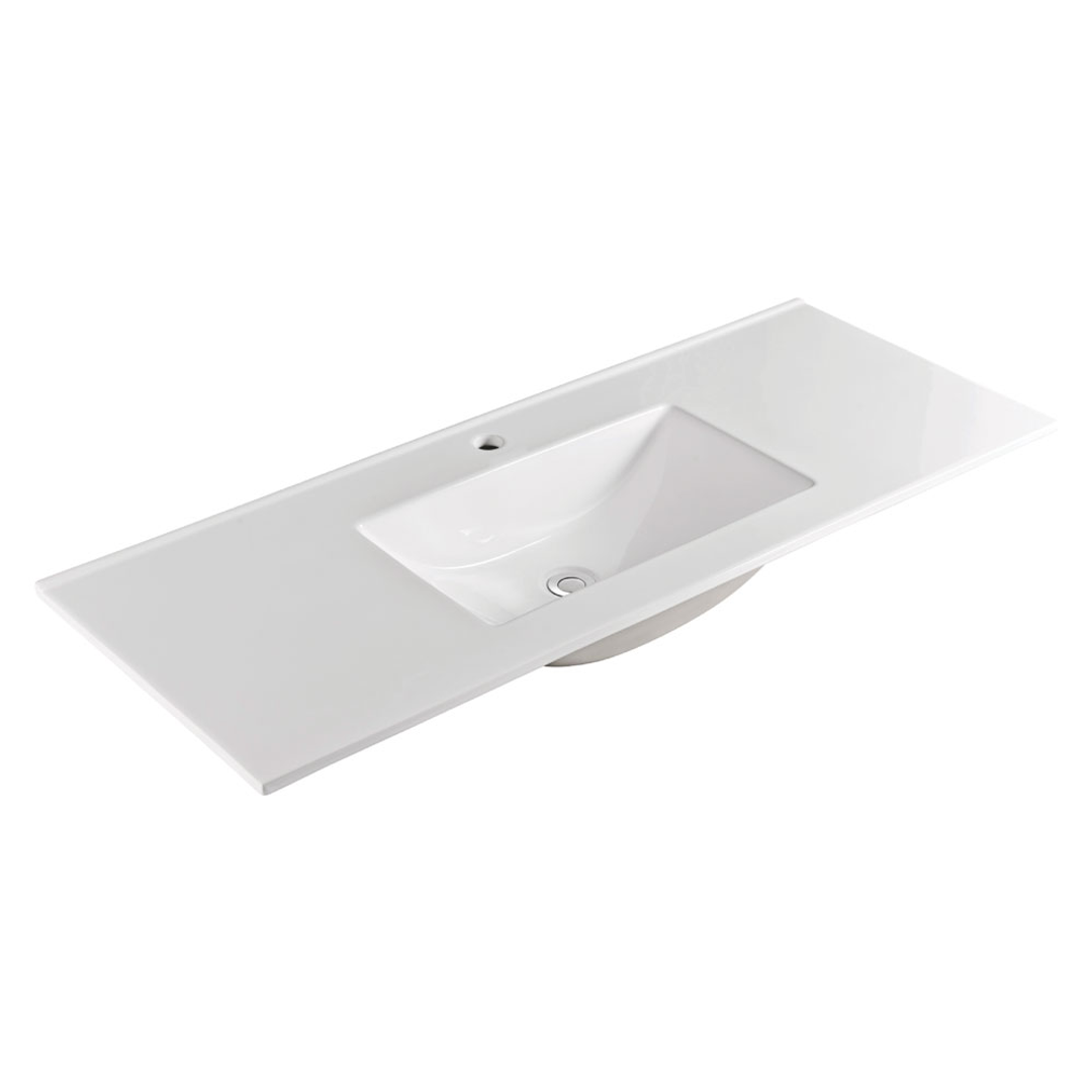 Vanessa 1200Mm X 460Mm Polymarble 3 Tap Top Only (Fienza P#:120Van-3)