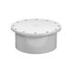 DWV BOLTED TRAP SCREW MALE 100MM