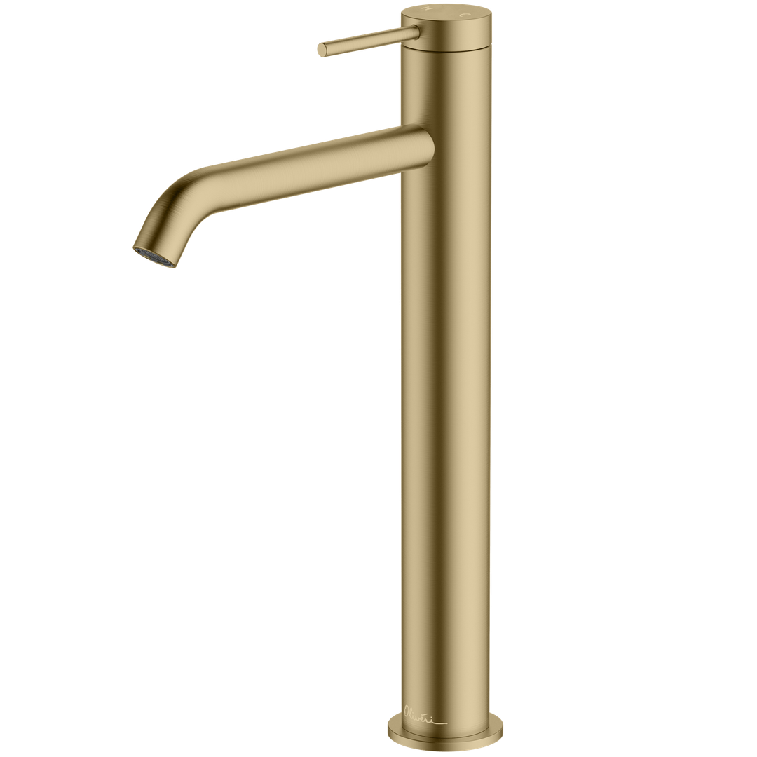 Oliveri VE104503FCG Venice Basin Tower Curved Classic Gold