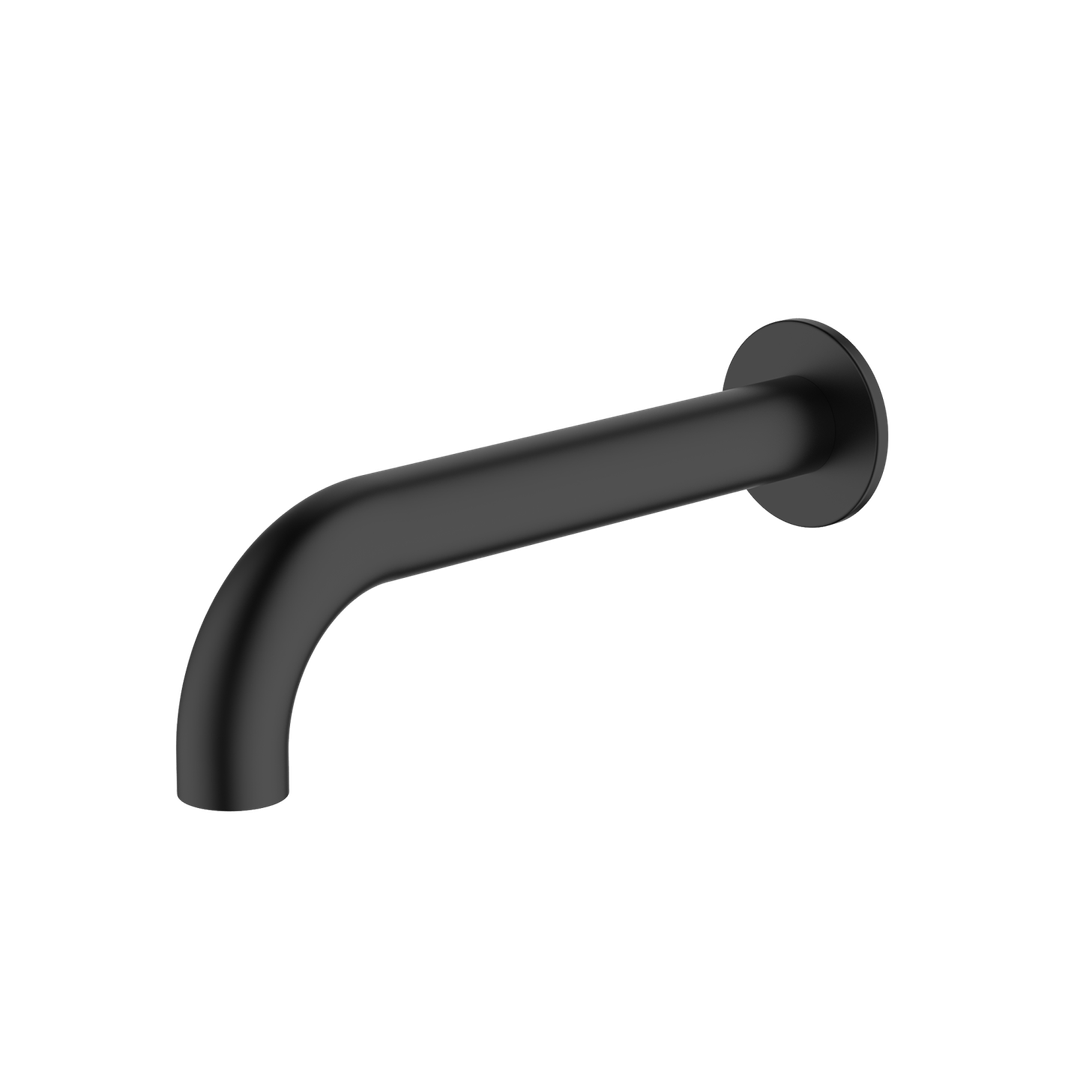 Oliveri VE105206FMB Venice Spout 200 Curved Matte Black