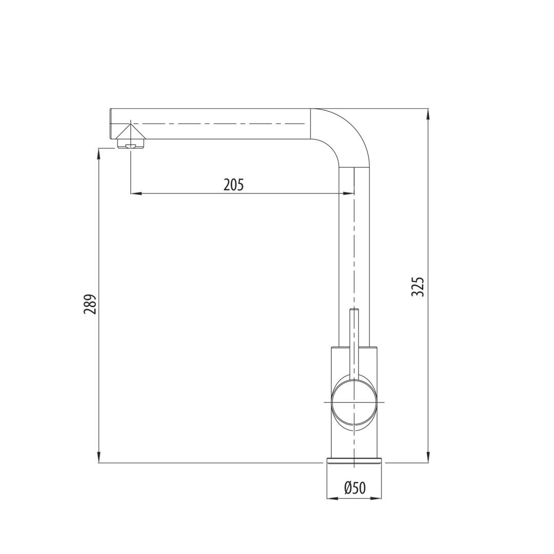 Oliveri VE570FCR Venice Right Angle Mixer Chrome LEAD FREE