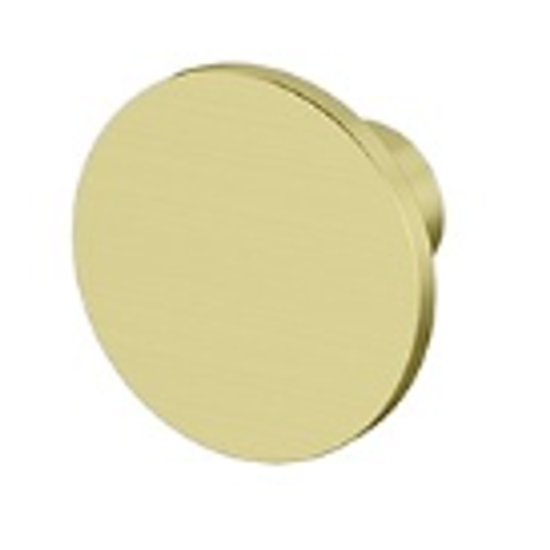 Streamline Venn Robe Hook 40mm Dia Brushed Brass