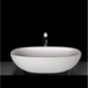 V+A BARCELONA 64 MATTE STONE VESSEL BASIN QUARRYCAST WHITE MATTE