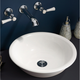 V+A DRAYTON 40 VESSEL BASIN QUARRYCAST WHITE