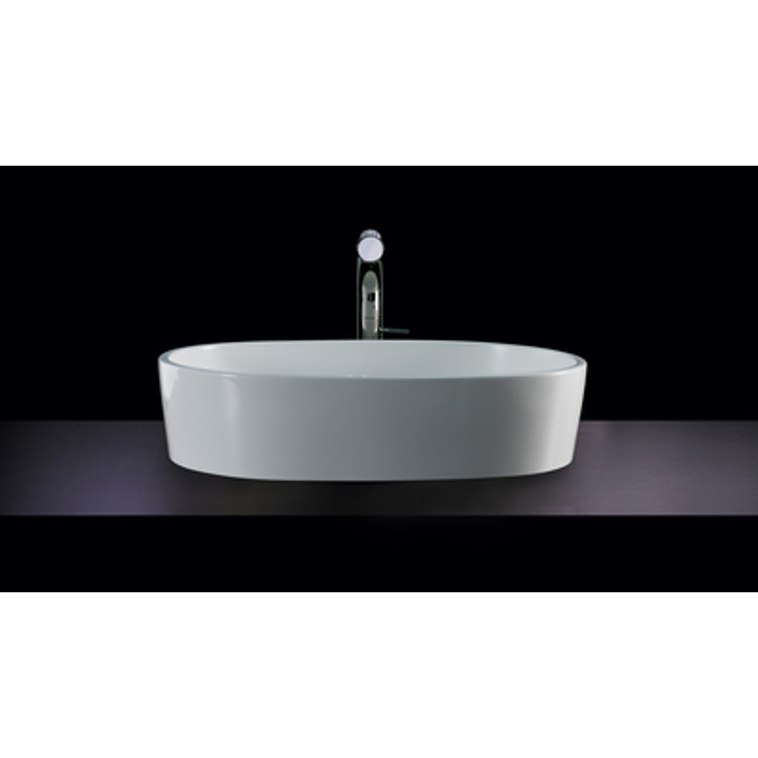 V+A IOS 54 VESSEL BASIN QUARRYCAST WHITE