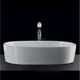 V+A IOS 54 MATTE STONE VESSEL BASIN QUARRYCAST WHITE MATTE