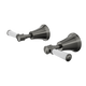 LINSOL Vintage Lever Handle Wall Top Assemblies - Gunmetal