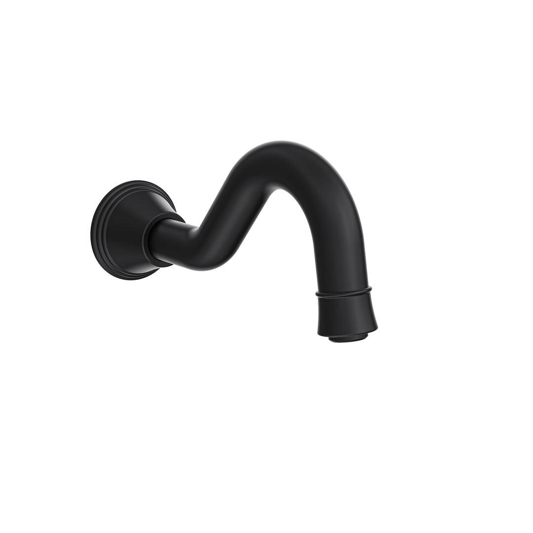 Linsol Vintage Bath Spout Only - Matte Black