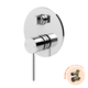 Phoenix Vivid Slimline Switchmix Shower/Bath Diverter Mixer Fit-Off Kit - Chrome
