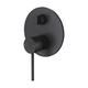 Phoenix Vivid Slimline Switchmix Shower/Bath Diverter Mixer Fit-Off Kit - Matte Black