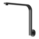 Phoenix Vivid Slimline High-Rise Shower Arm Round Plate Matte Black