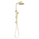 Phoenix Vivid Slimline Twin Shower - Brushed Gold