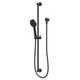Phoenix Vivid Slimline Extended Rail Shower - Matte Black