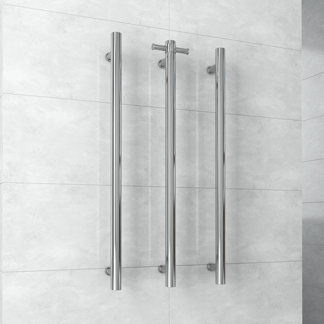 Thermogroup Thermorail Straight/Round Non-Heated Vertical Bar 900X142X100Mm With Optional Hook