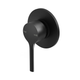 Phoenix Vivid Slimline Matte Black Oval Switchmix Shower/Wall Mixer Fit-Off Kit