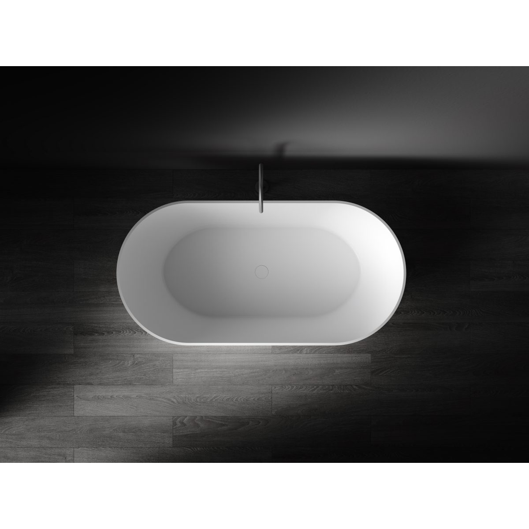 Kaskade Lucia Light Stone Bath 1700Mm White