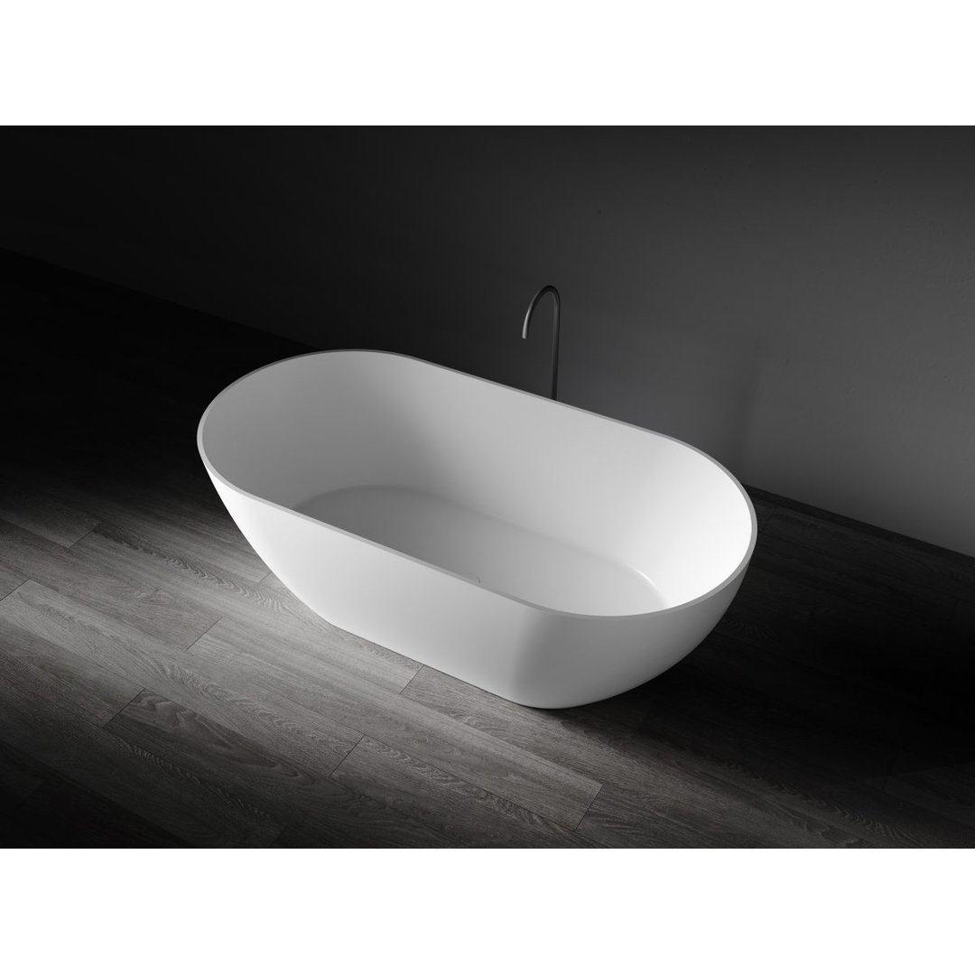 Kaskade Lucia Light Stone Bath 1700Mm White