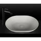 Kaskade Pure Oval Above Counter Basin 500Mm Matte White