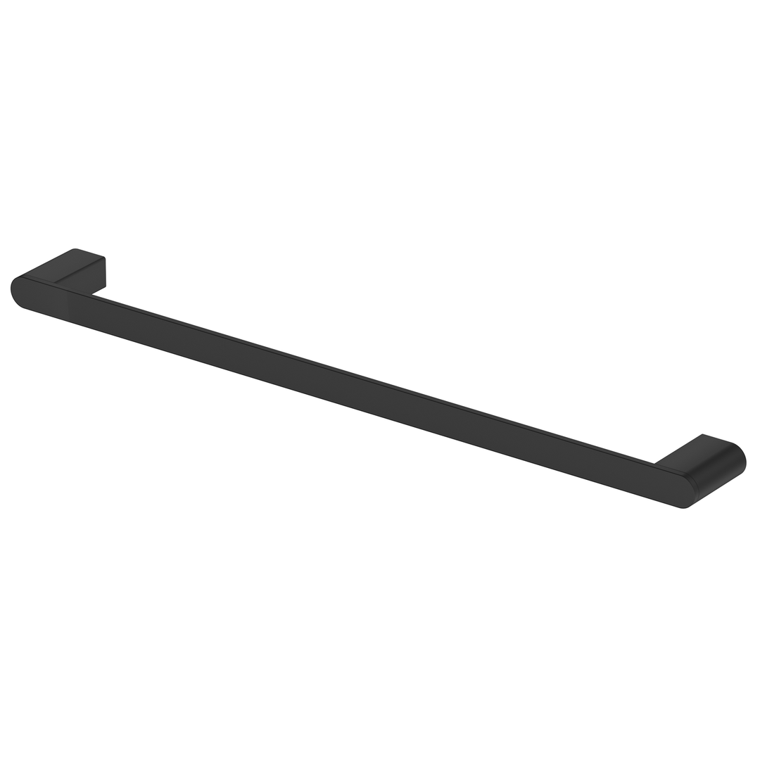Bella Vista Supra Single Towel Rail 350Mm Black