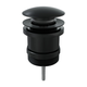 Fienza Universal Pop Up / Pull Out Basin Waste Matte Black Was72Mb