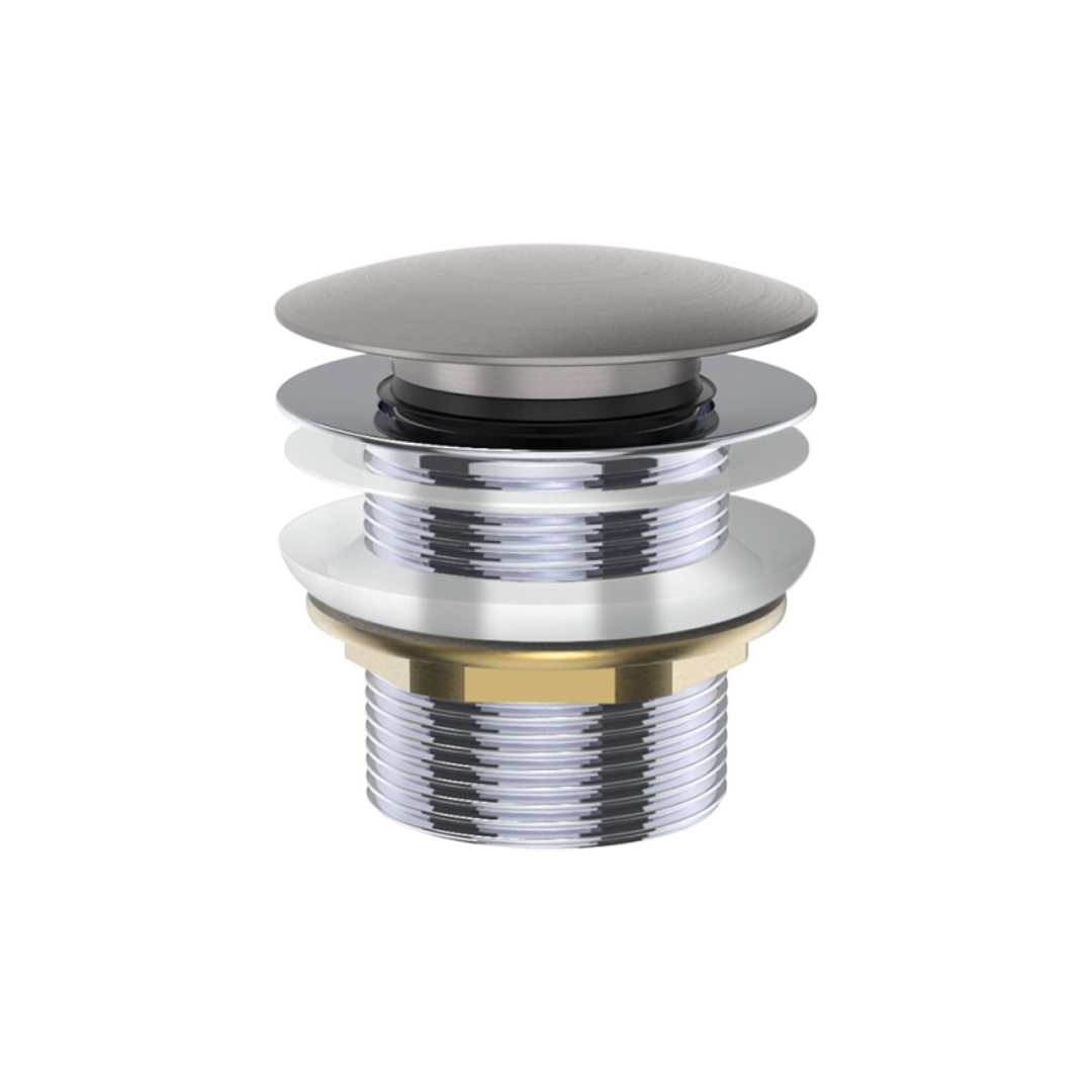 Fienza Pull Out / Pop Up 40Mm Bath Waste No Overflow Gun Metal Was79Gm