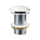 Fienza Pop-Up 32mm Non-Overflow Basin Waste, Gloss White Ceramic Cap