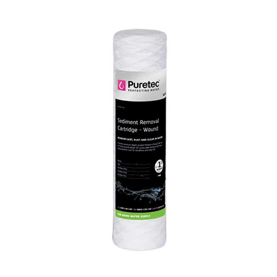 PURETEC WOUND SEDIMENT CARTRIDGE 10' 1UM HOT WATER  WD011-H